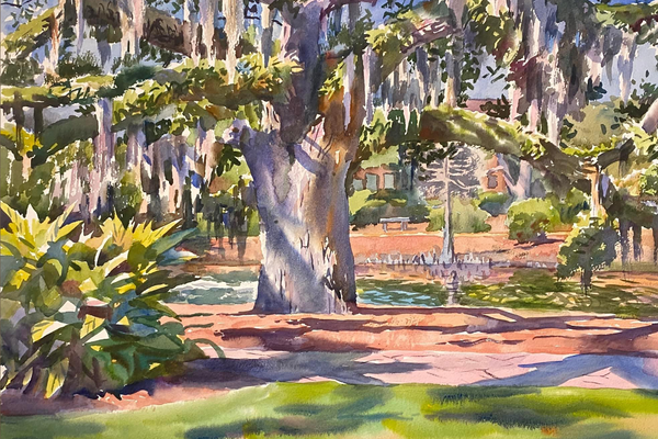 Wyatt Waters Plein Air Watercolor Workshop The Grand Hotel in Point Wyatt Waters Plein Air Watercolor Workshop The Grand Hotel in Point