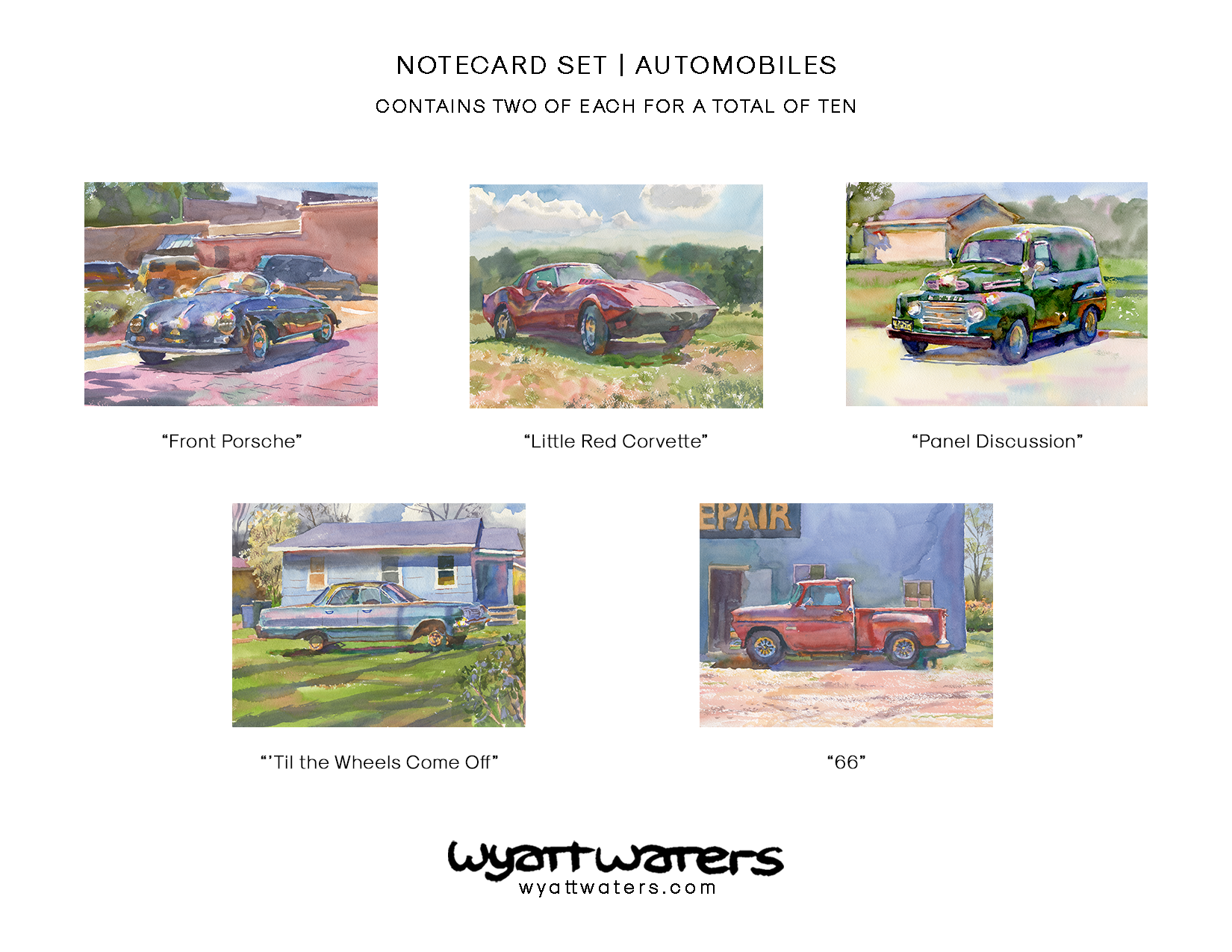 Notecard Set | Automobiles