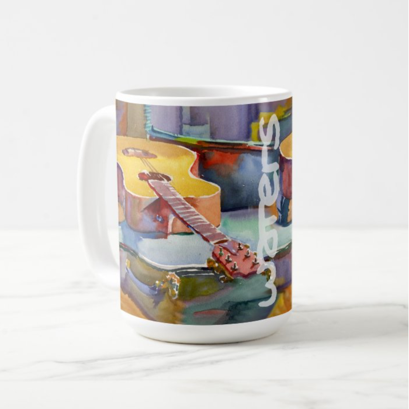 15 oz Mug | Acoustic Guitar