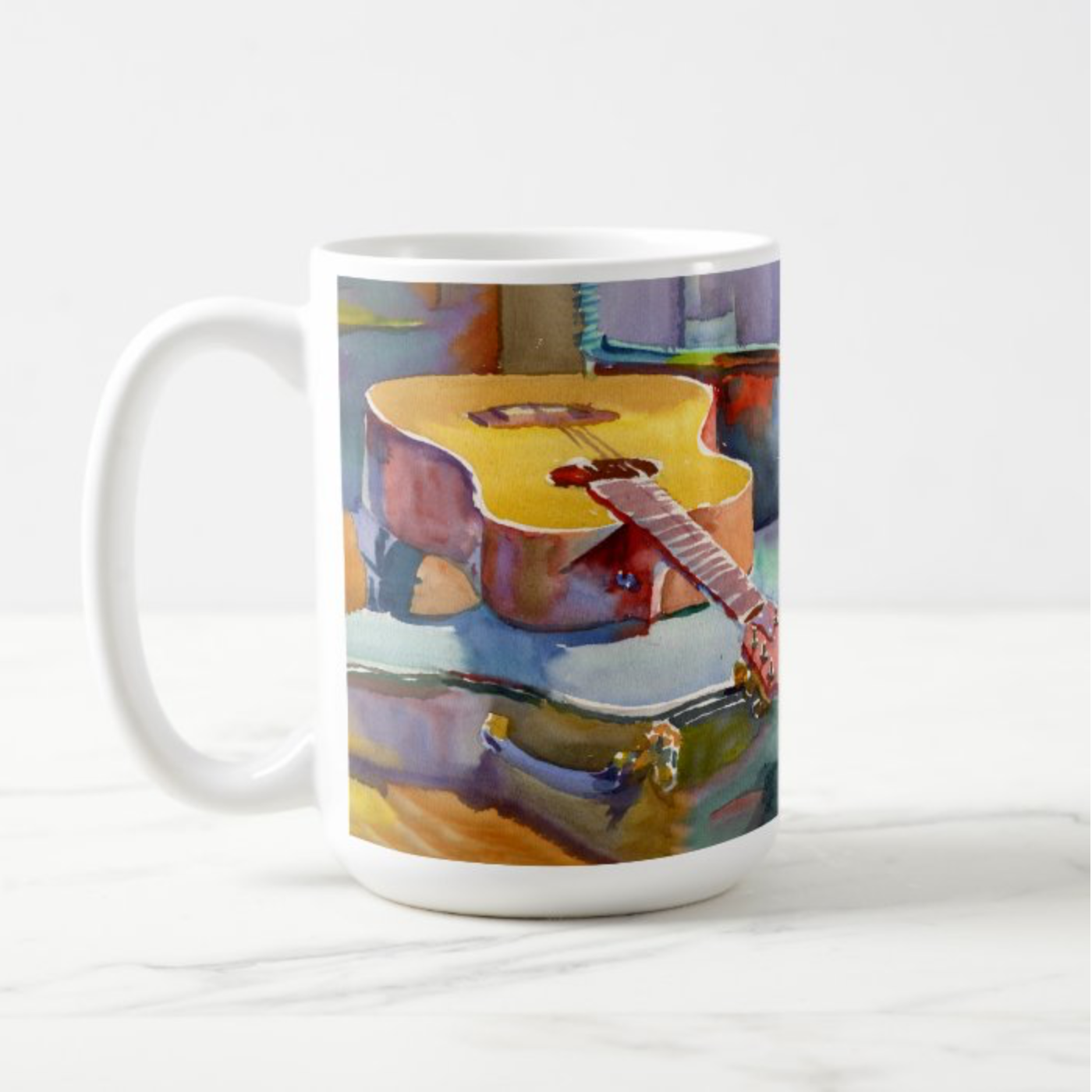 15 oz Mug | Acoustic Guitar