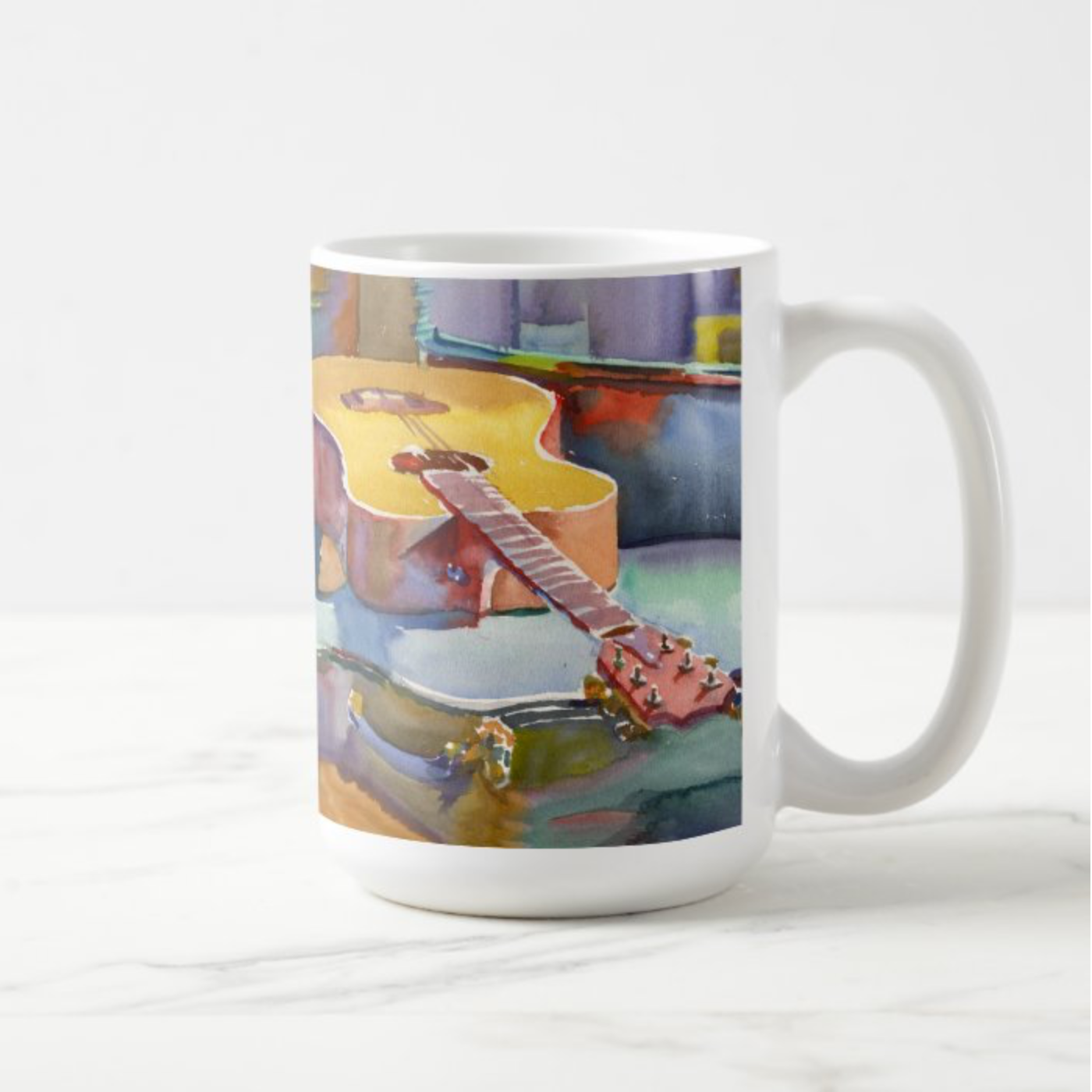 15 oz Mug | Acoustic Guitar