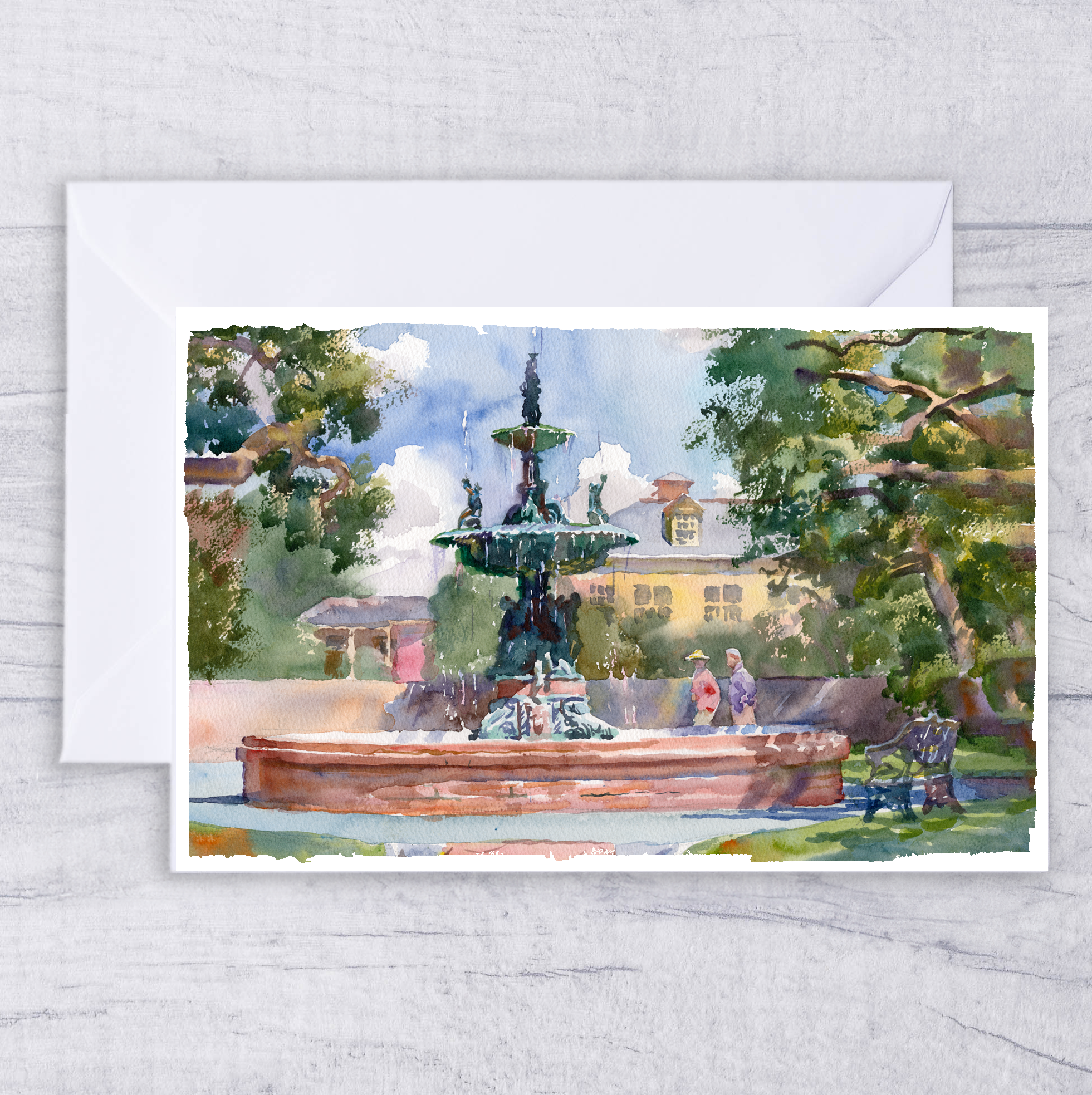 Greeting Card | Fountain Heads