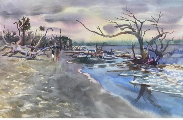 On the Beach | Driftwood Beach, Jekyll Island, GA