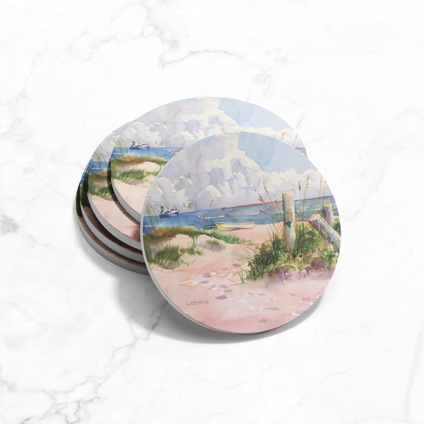 Stone Coaster | Sea Oats