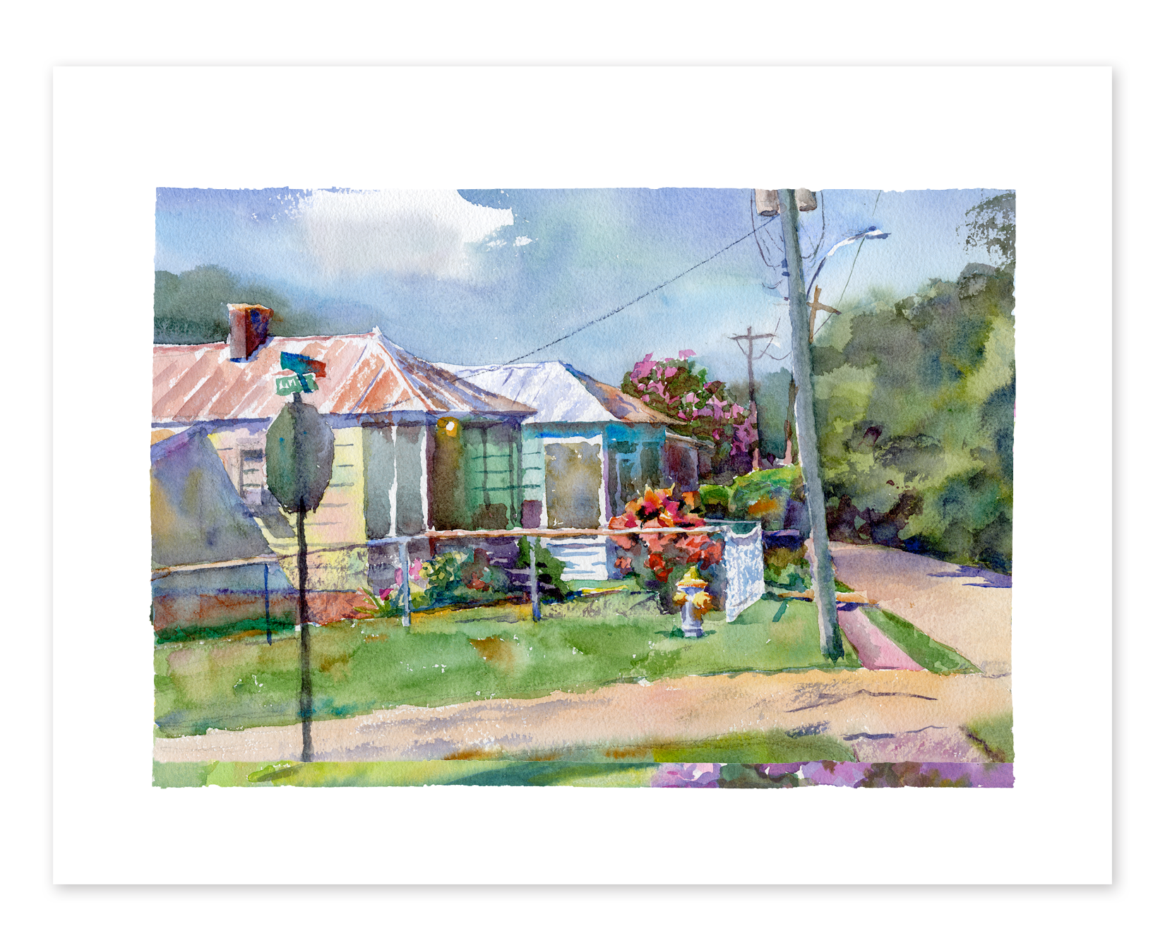Print | Corner of Maple and Elm