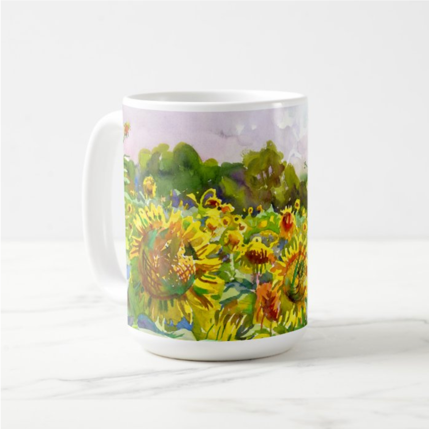 15 oz Mug | Field of Sunflowers