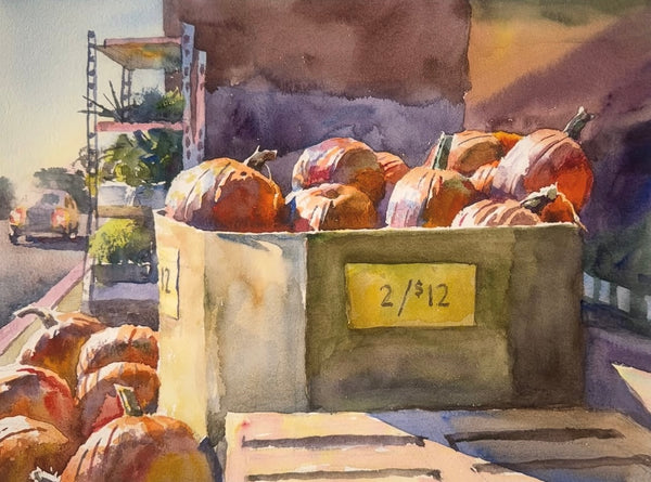 Painting with an Orange Pallet