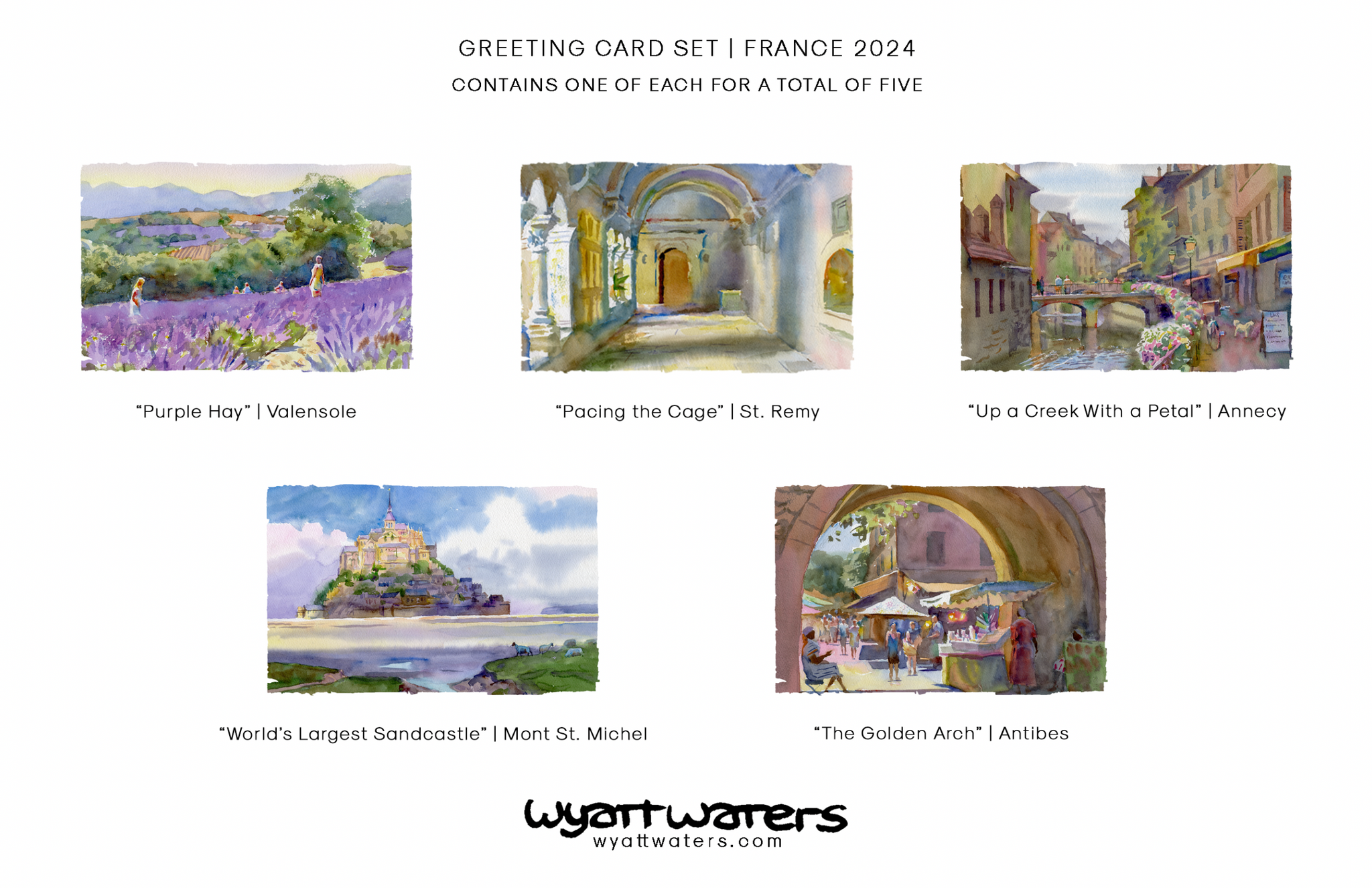 Greeting Cards | France Multi Pack