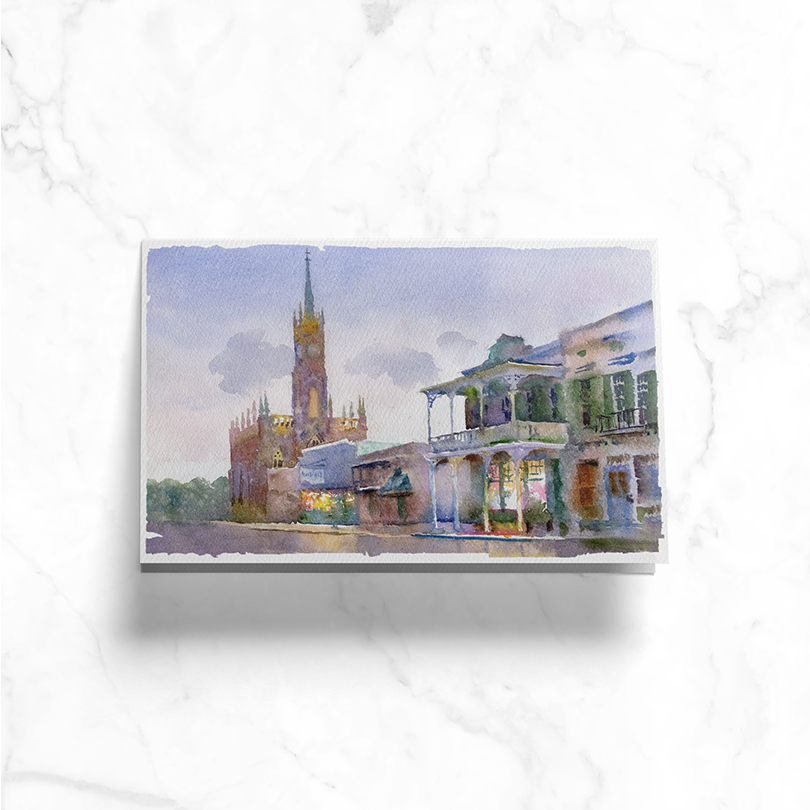 Greeting Cards | Rain on Main Down the Drain