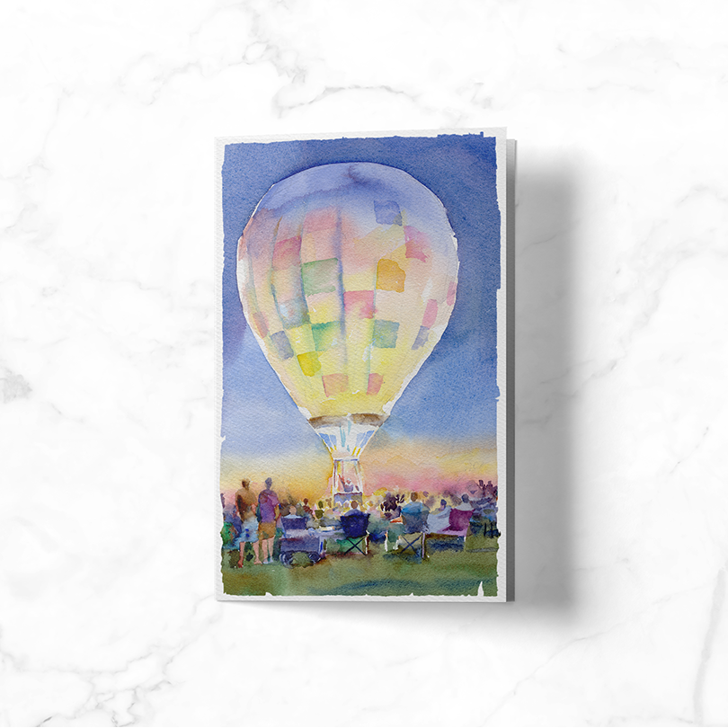 Greeting Cards | Suspended Under the Twilight Canopy