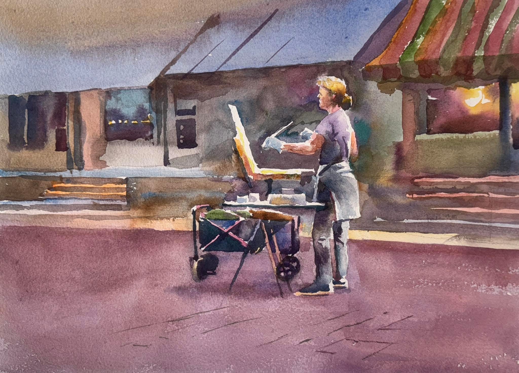 Taking It to the Streets | Red Brick Roads Paint Out