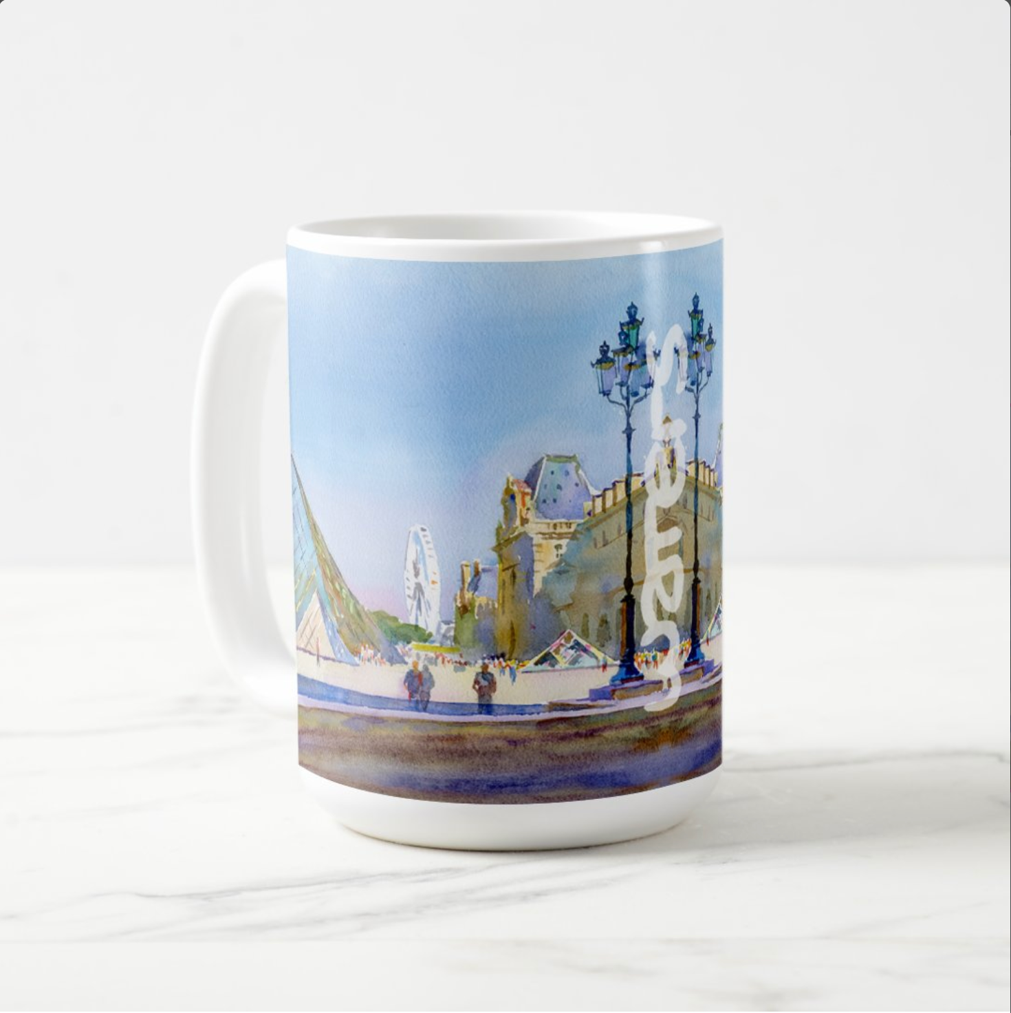 15 oz Mug | Louvre Triangle