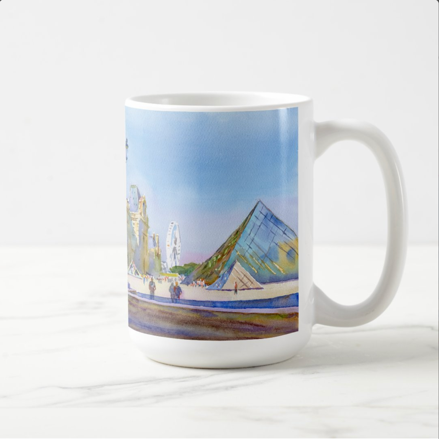 15 oz Mug | Louvre Triangle