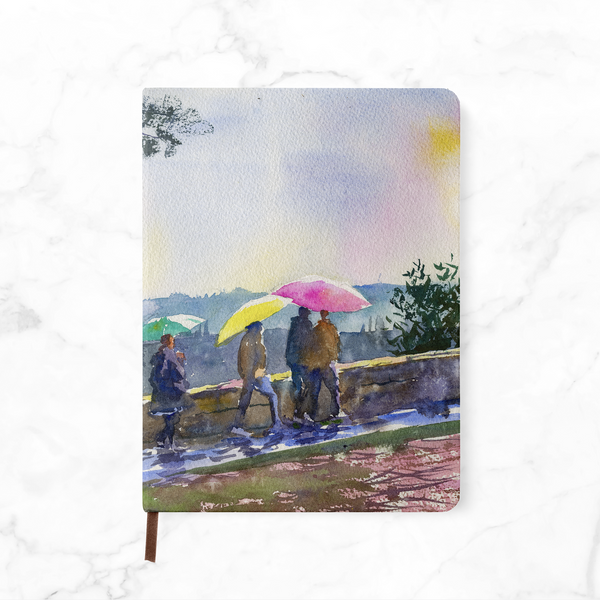 Notebook | Flowers in The Rain