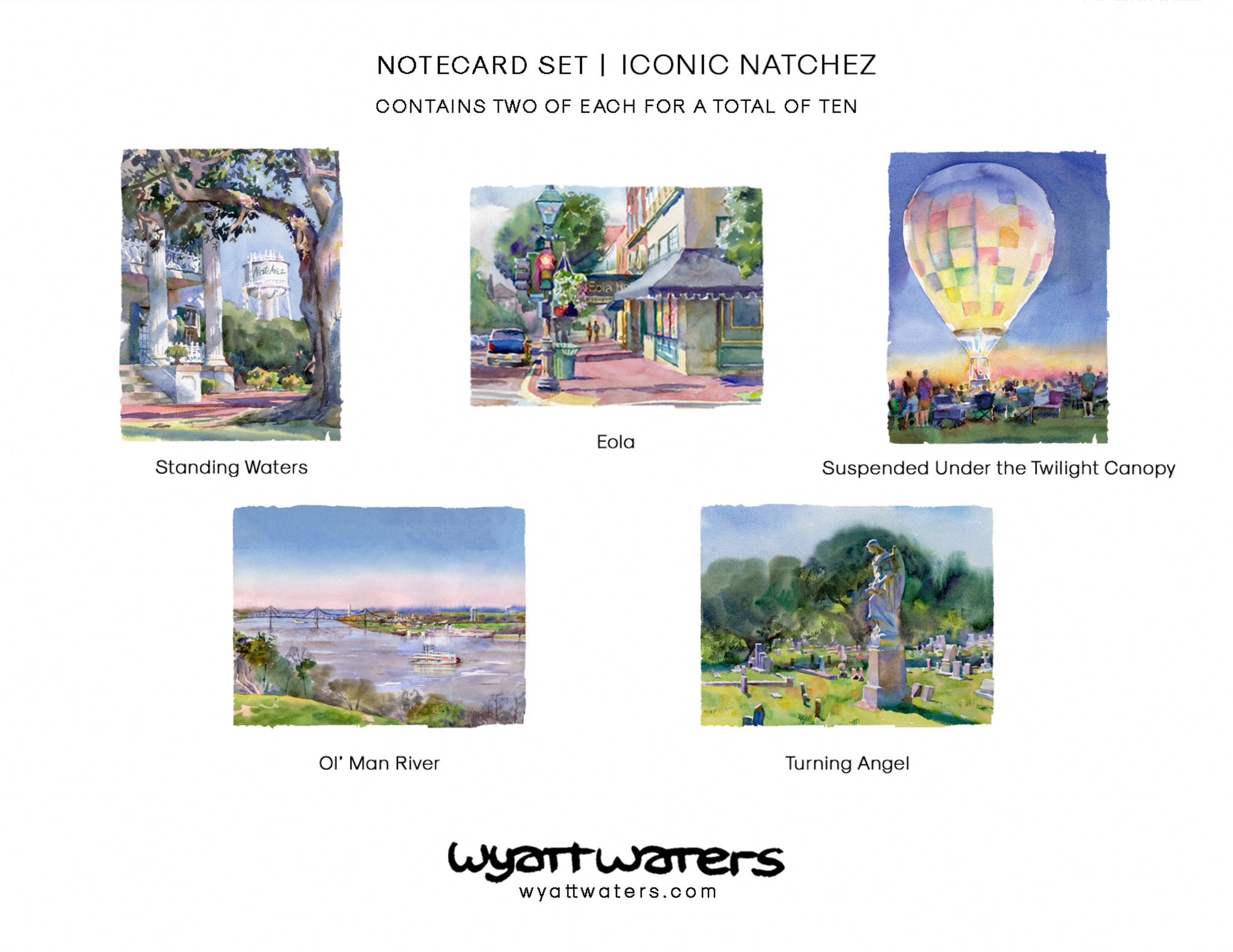 Notecard Set | Iconic Natchez