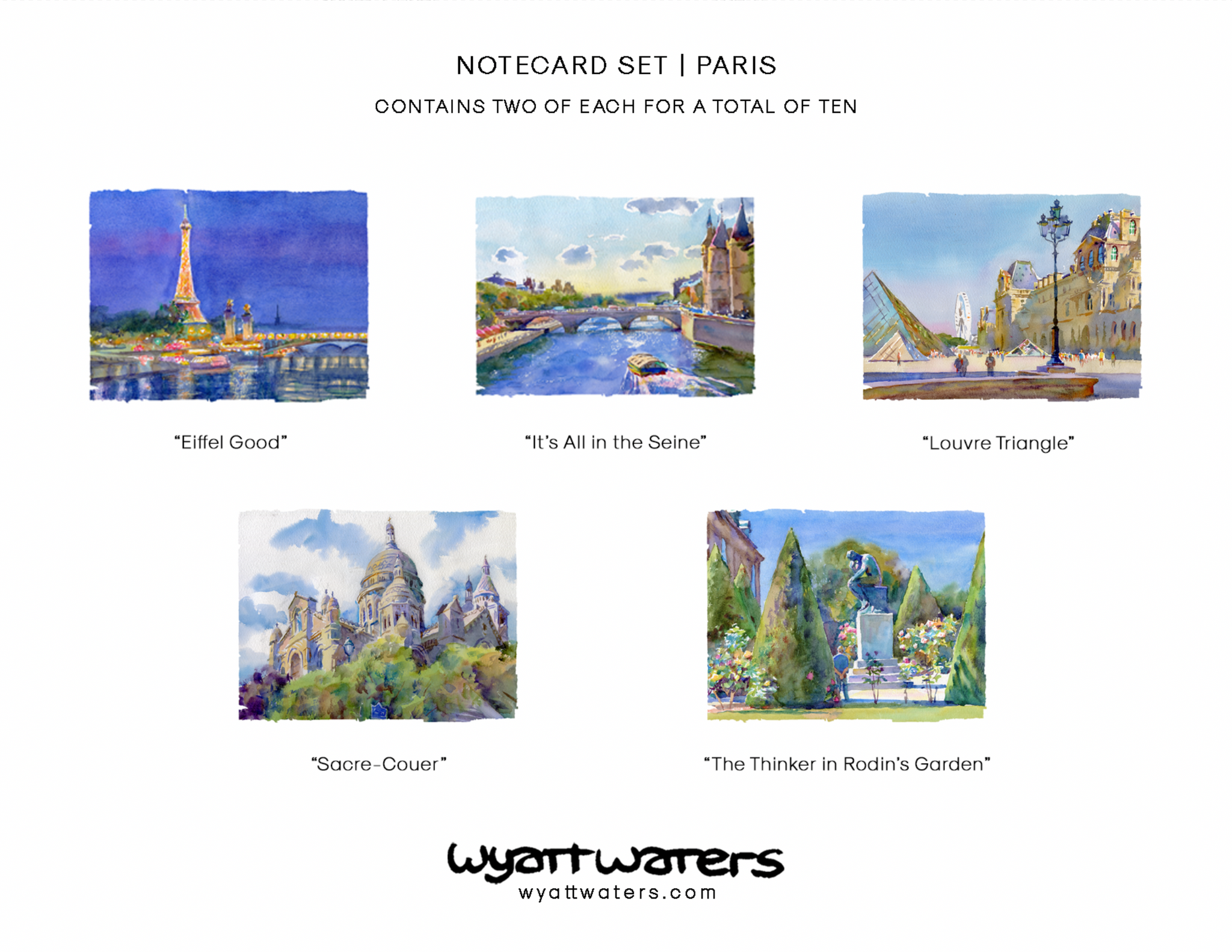 Notecard Set | Iconic Paris