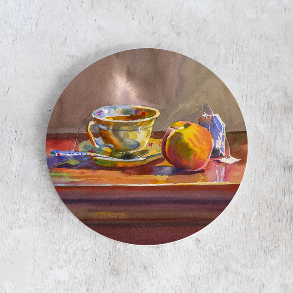 Paper Coasters | Peach Tea