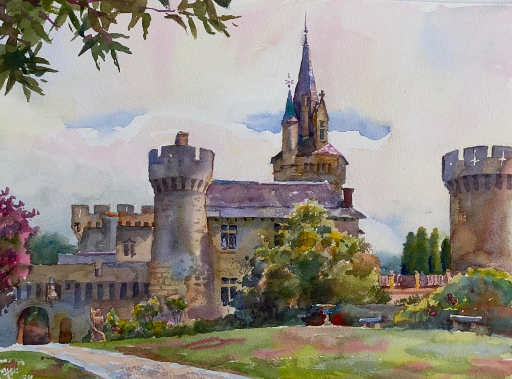 Wyatt Waters Plein Air Watercolor Retreat | The Perigord in Southwest France