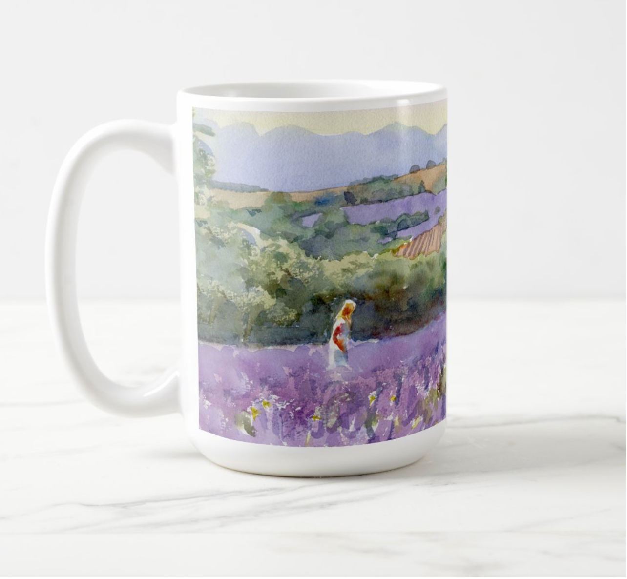 15 oz Mug | Purple Hay