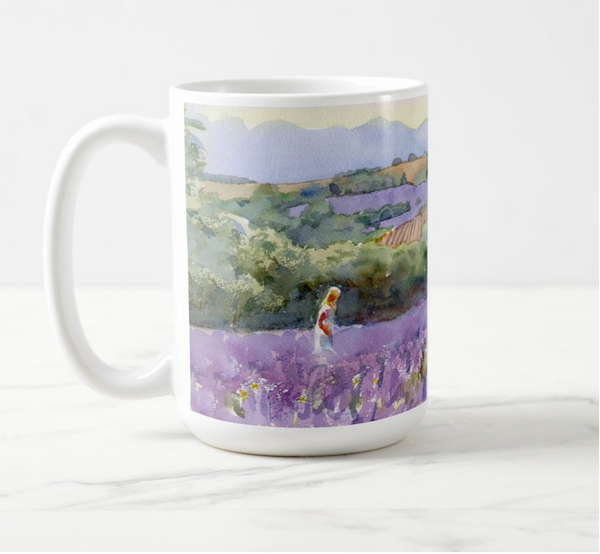 15 oz Mug | Purple Hay