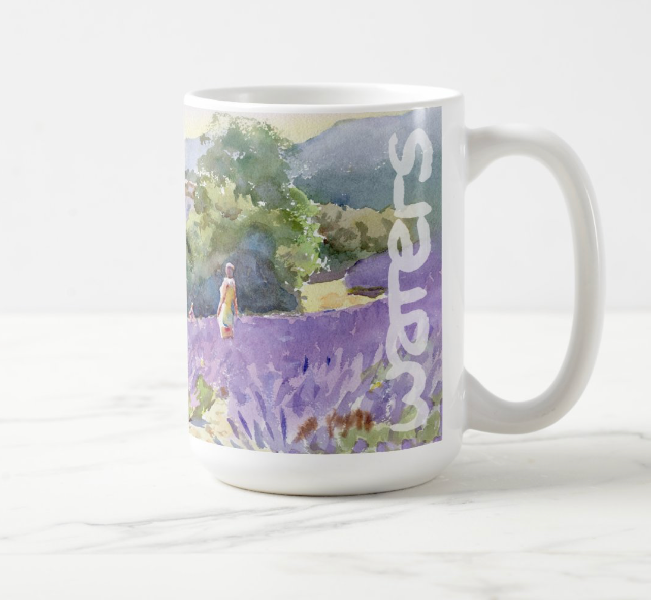 15 oz Mug | Purple Hay