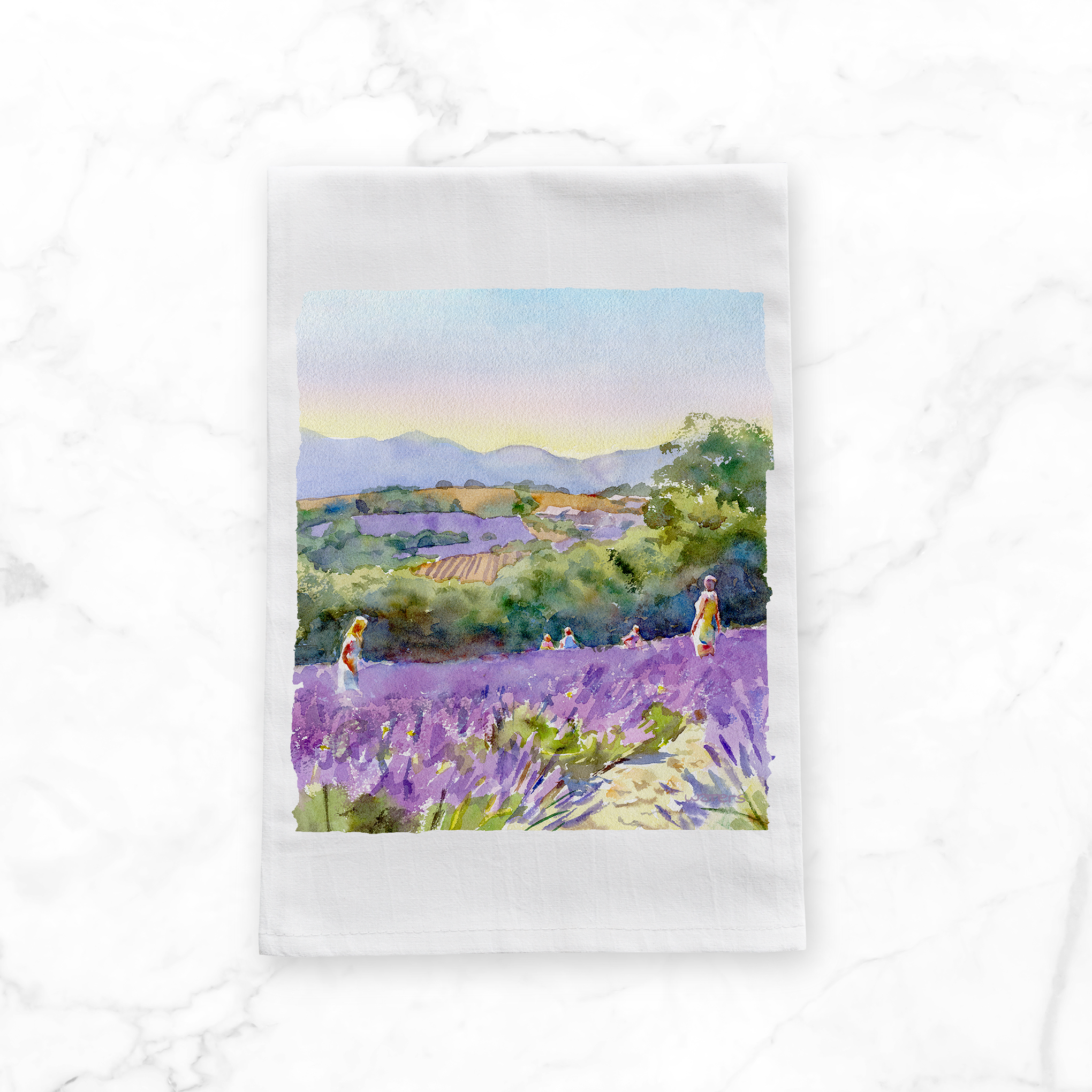 Tea Towels | Purple Hay
