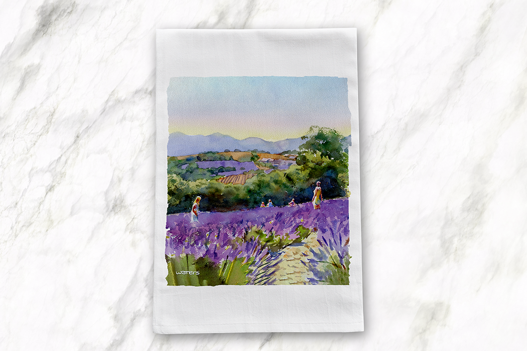 Tea Towels | Purple Hay