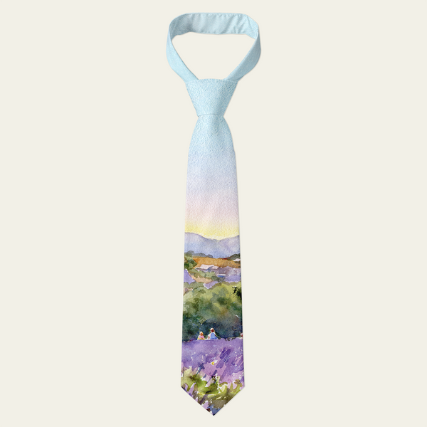 Tie | Purple Hay