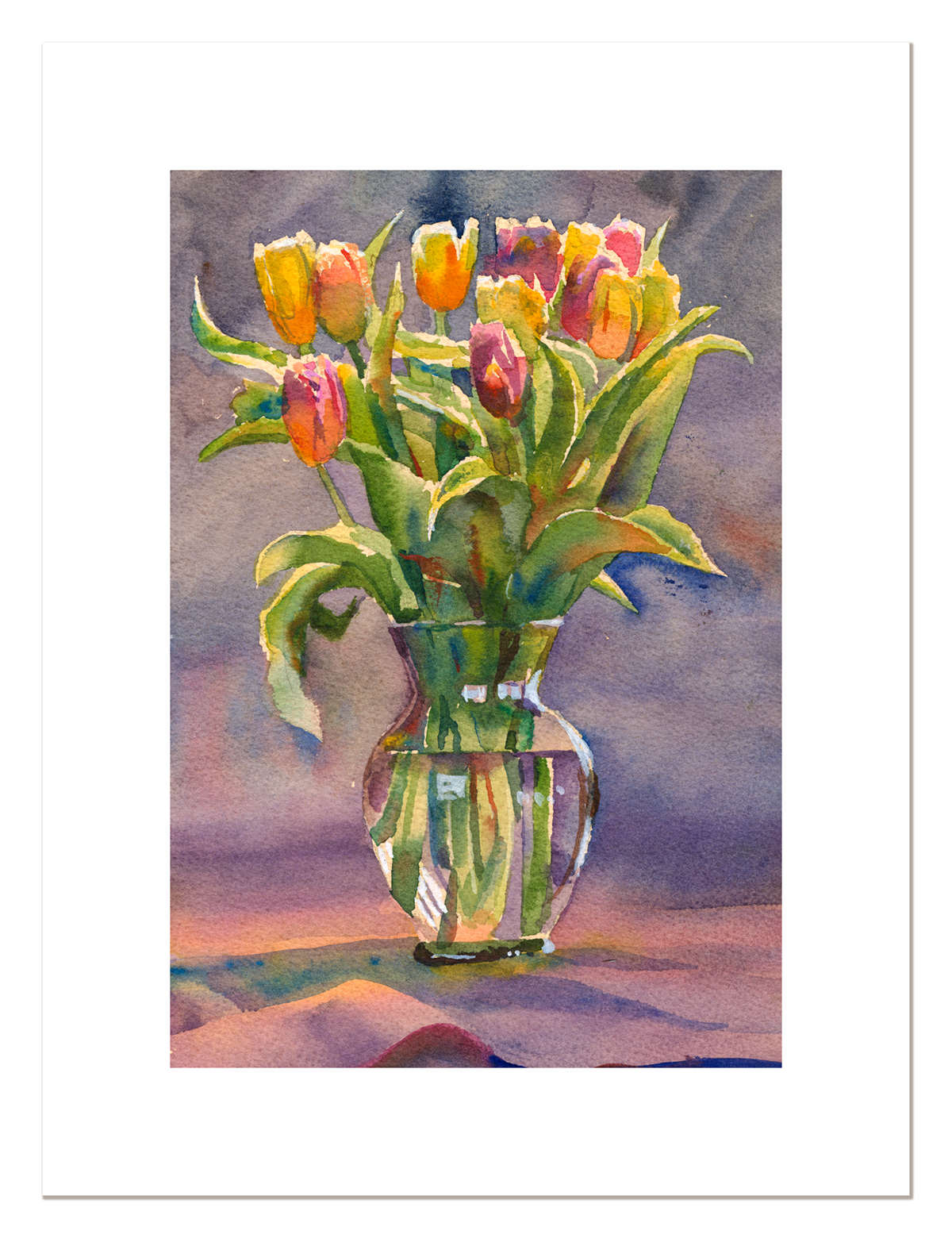 Print Tulip Gloss Wyatt Waters Gallery Print Tulip Gloss Wyatt Waters Gallery