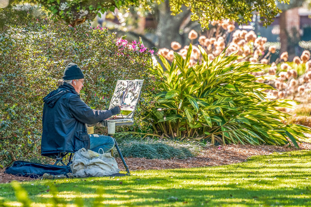 Wyatt Waters Plein Air Watercolor Workshop The Grand Hotel in Point Wyatt Waters Plein Air Watercolor Workshop The Grand Hotel in Point