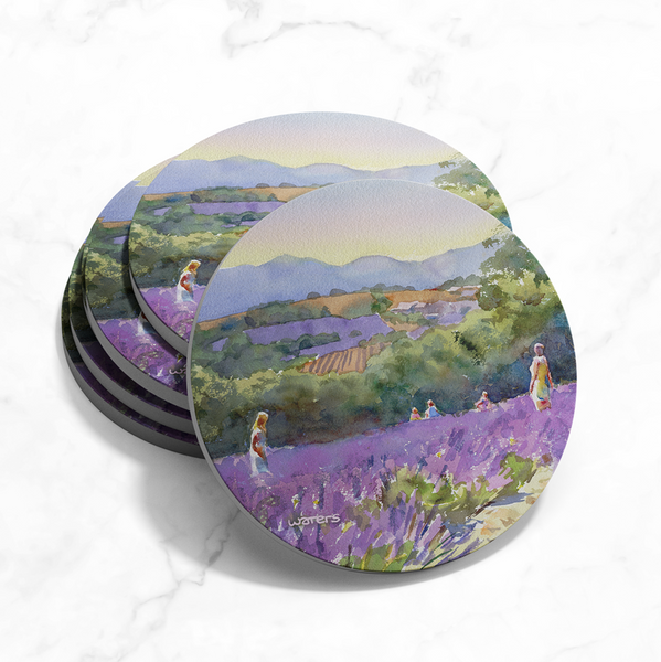 Stone Coaster | Purple Hay