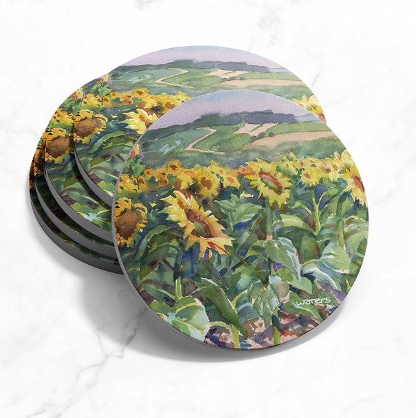 Stone Coaster | Sunflowers Forever