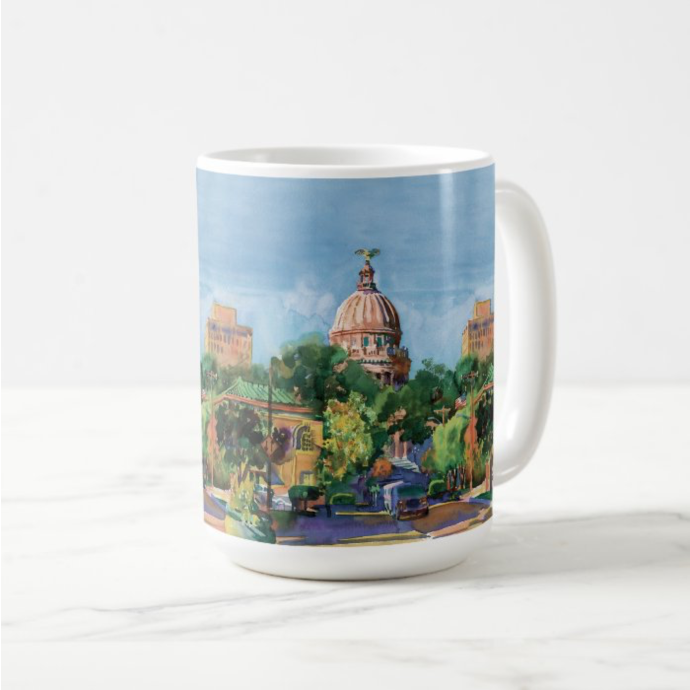 15 oz Mug | Mississippi State Capitol