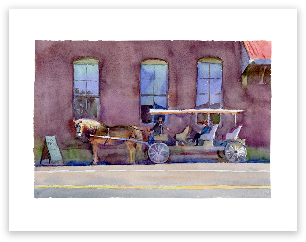 Print | Horse Drawn| Natchez, MS