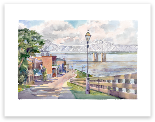 Print | Under and Over | Natchez, MS