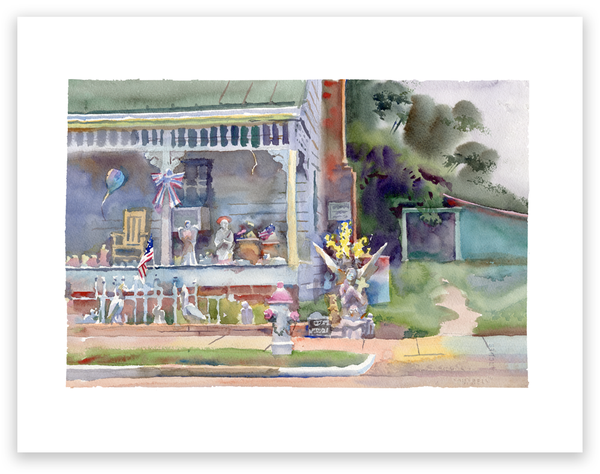 Print | A Porching Storm | Natchez, MS