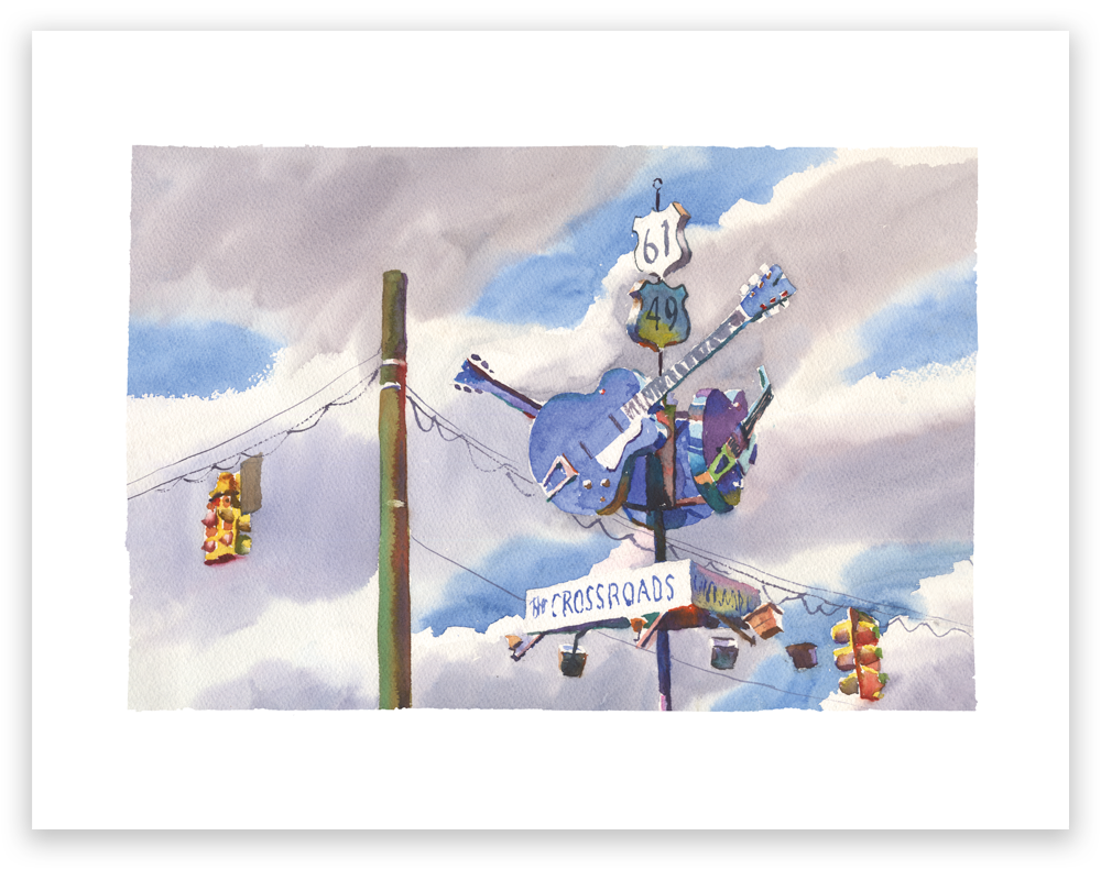 Print | Air Guitar | Clarksdale