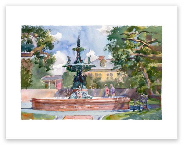 Print | The Fountainheads | Natchez, MS