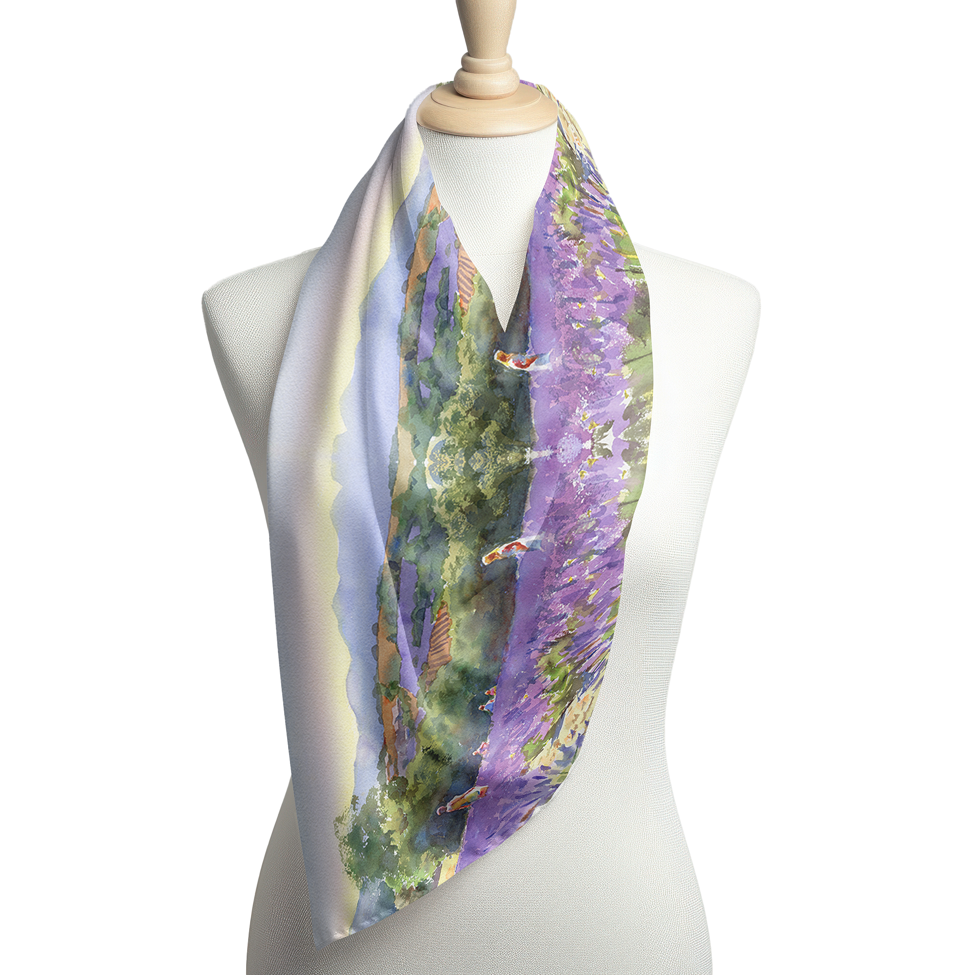 Scarf | Purple Hay