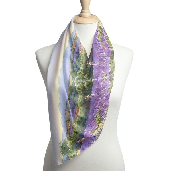 Scarf | Purple Hay