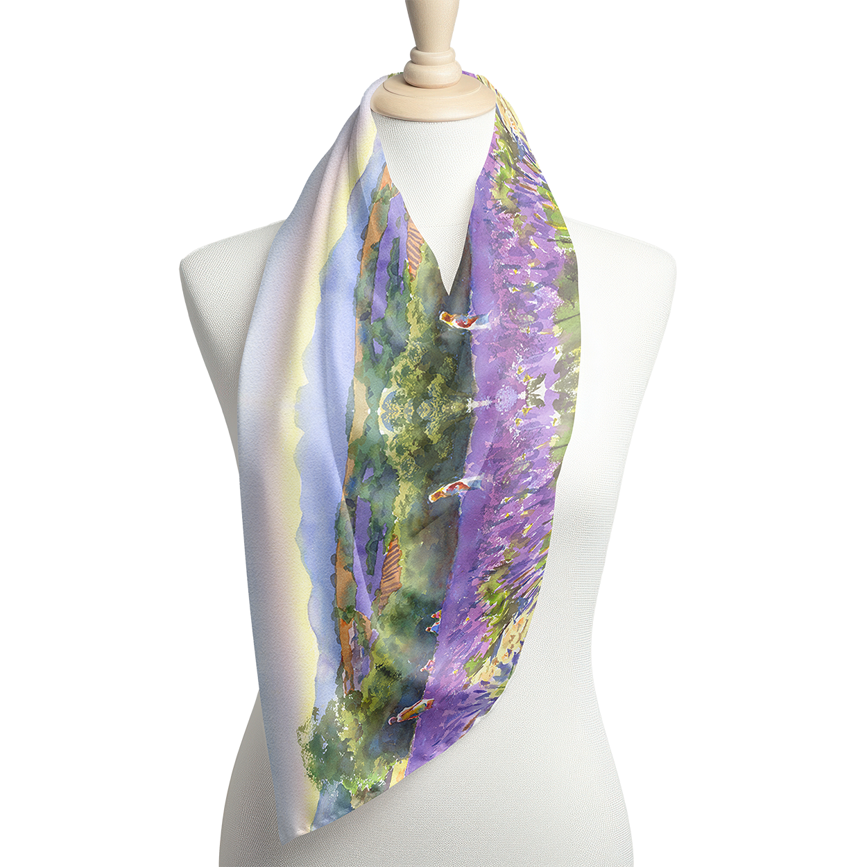 Scarf | Purple Hay