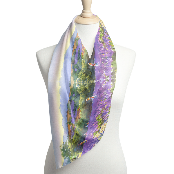 Scarf | Purple Hay