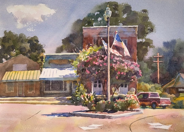 Two Flags, Two Directions | Raymond, MS