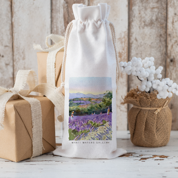 Wine Bag | Purple Hay