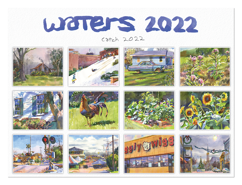 Calendar 2022 Wyatt Waters Gallery