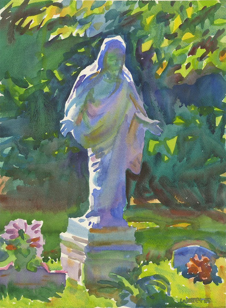 Statue, Cemetery 