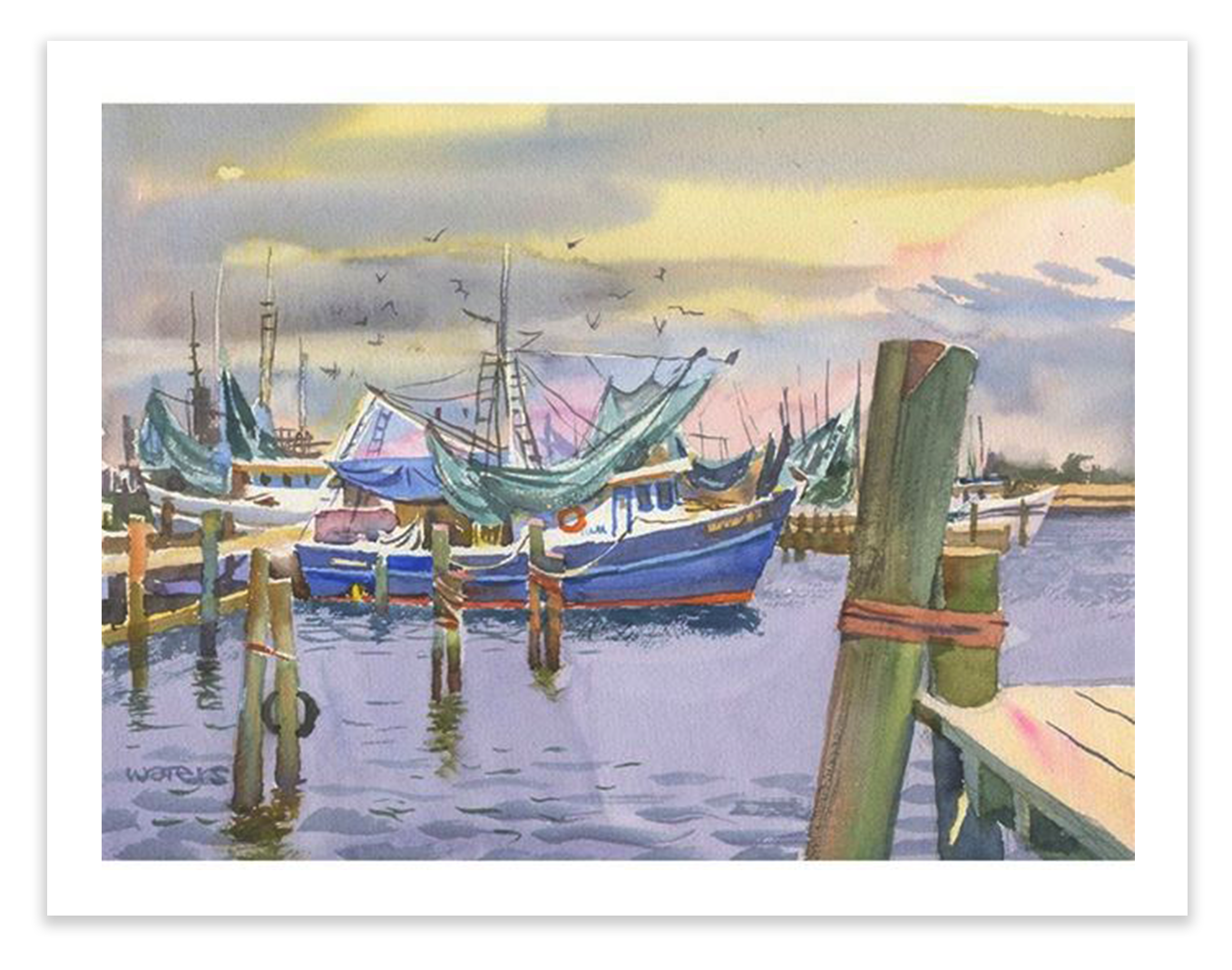 Print | Fishing Boat