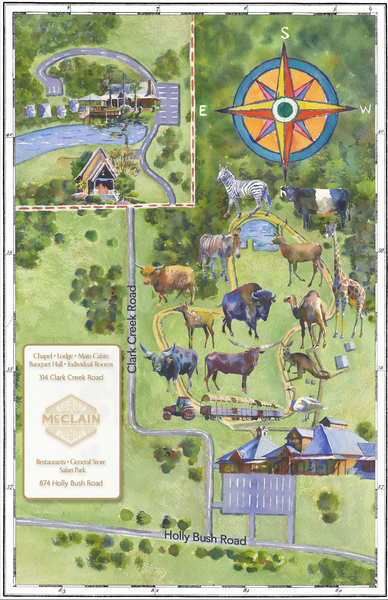 McClain Lodge Collection | Map