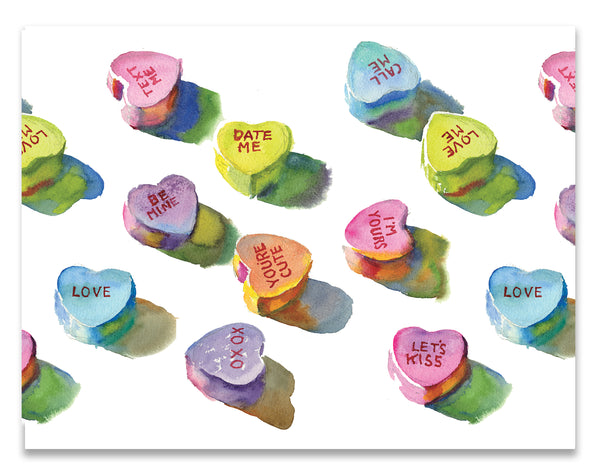 Notecards | Candy Hearts
