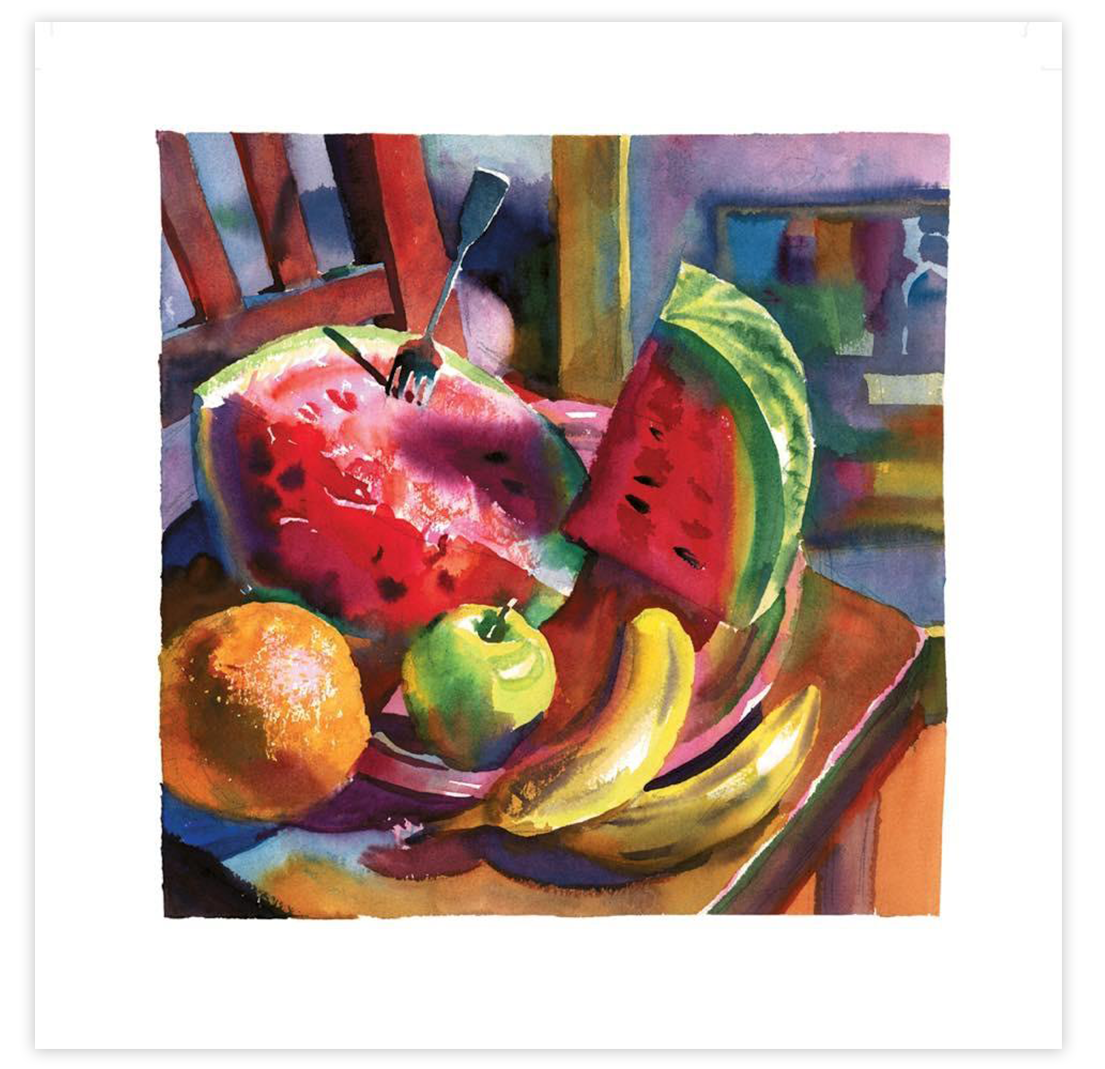 Print | A Fruited Plate